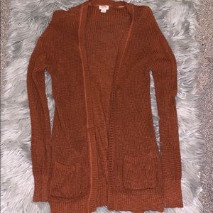 Burnt Orange Cardigan